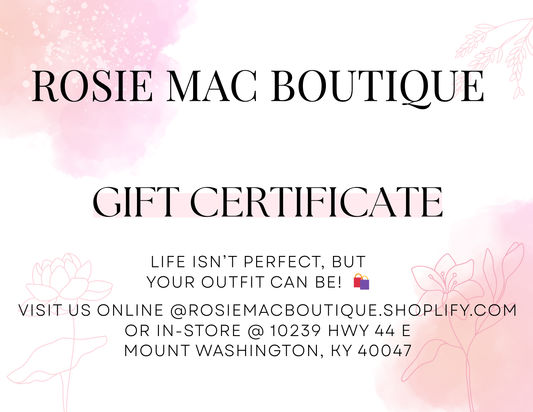 ROSIE MAC GIFTCARD
